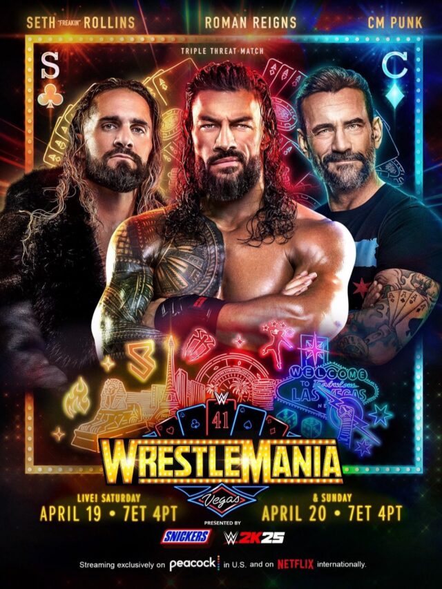 wwe wrestlemania 41 के पहले रात हुए  match के नतीजे आ चुके है